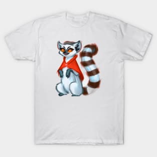Cute Lemur Drawing T-Shirt